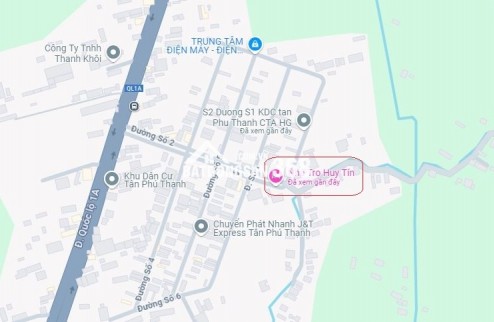 Cho thuê nhà 85m2, kdc tân Phú Thạnh gần Đại học Võ Trường Toản, thích hợp làm kho